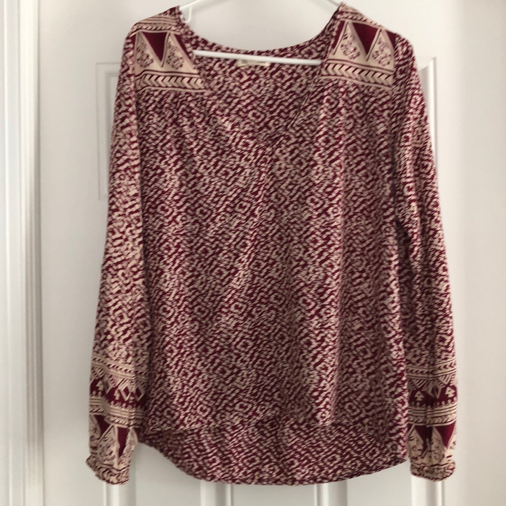 Maroon Billabong Blouse